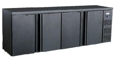 Arrire-bar rfrigr 4 portes pleines battantes CARAT